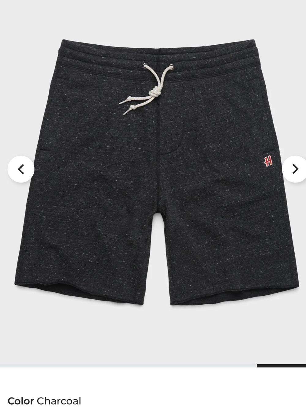 HOMAGE Charcoal Go To Sweat Shorts